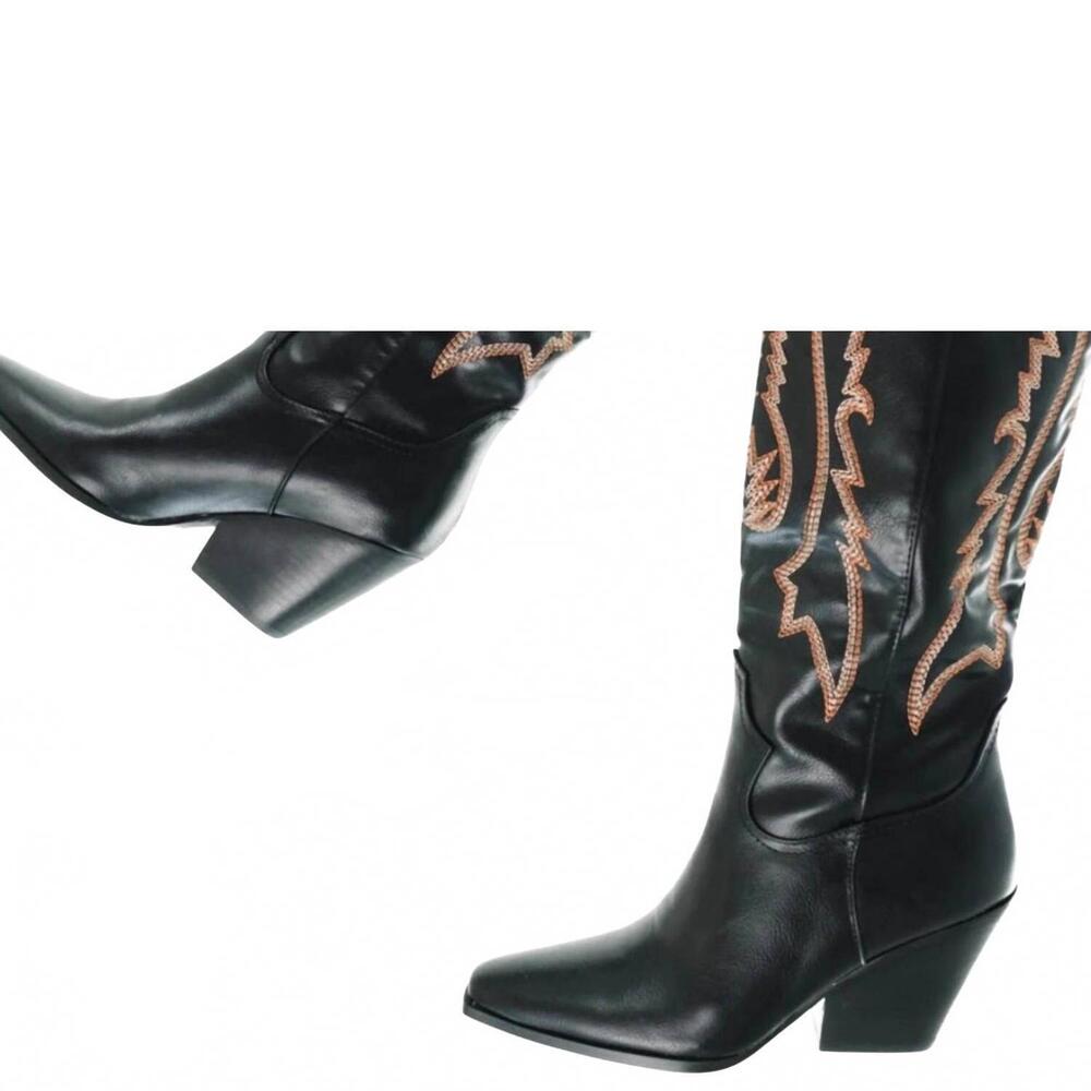 NEW BILLINI women's calvin riding western boots in black